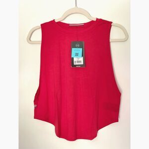 4 Fourlaps Curved Athletic Tank Top Crimson Women's Size Small Gym Training NEW